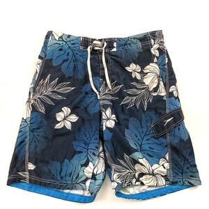 Speedo Blue Tropical Swim Trunks